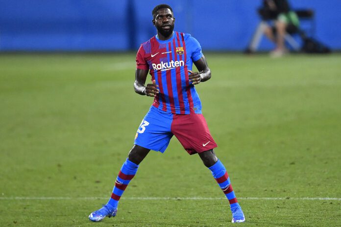 barcelona-acerta-emprestimo-do-zagueiro-umtiti-ao-lecce,-da-italia